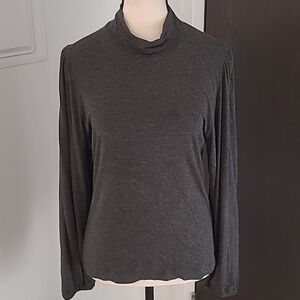 Mbym Size M Dark Grey Tanna Gogoree Luxe Longsleeve Top